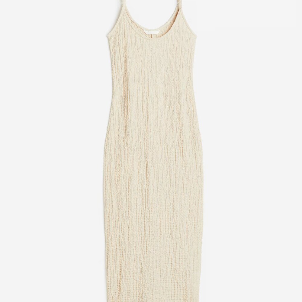 NWT Off White Jersey Dress - Picture 2 of 3